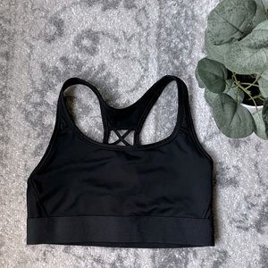 Victoria Sport Black Unpadded Sports Bra S